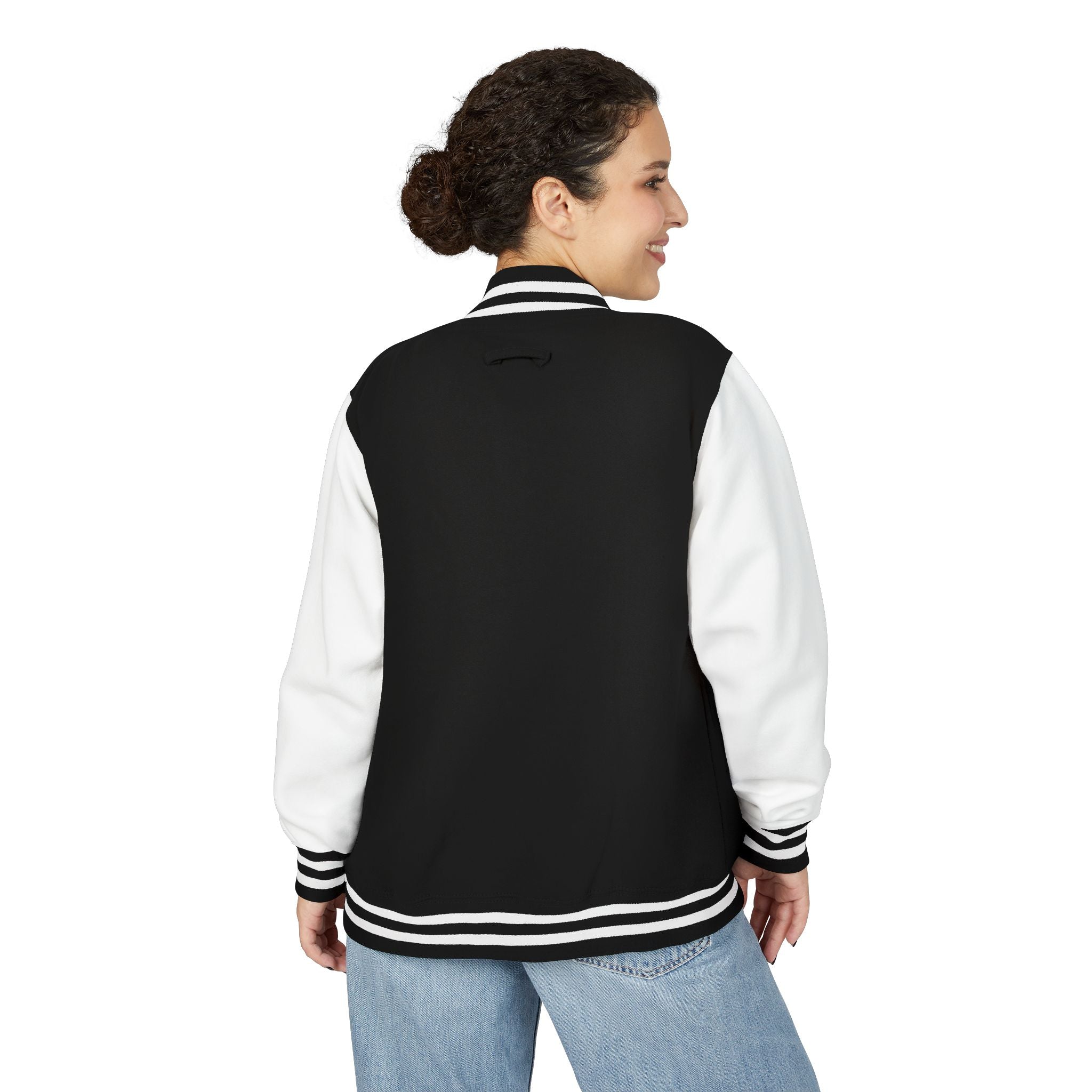 Classic Red & White Letterman Jacket