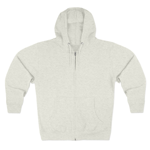 Art Lover Boutique Zip Hoodie — 'Arts Make Life' Minimal Back Logo