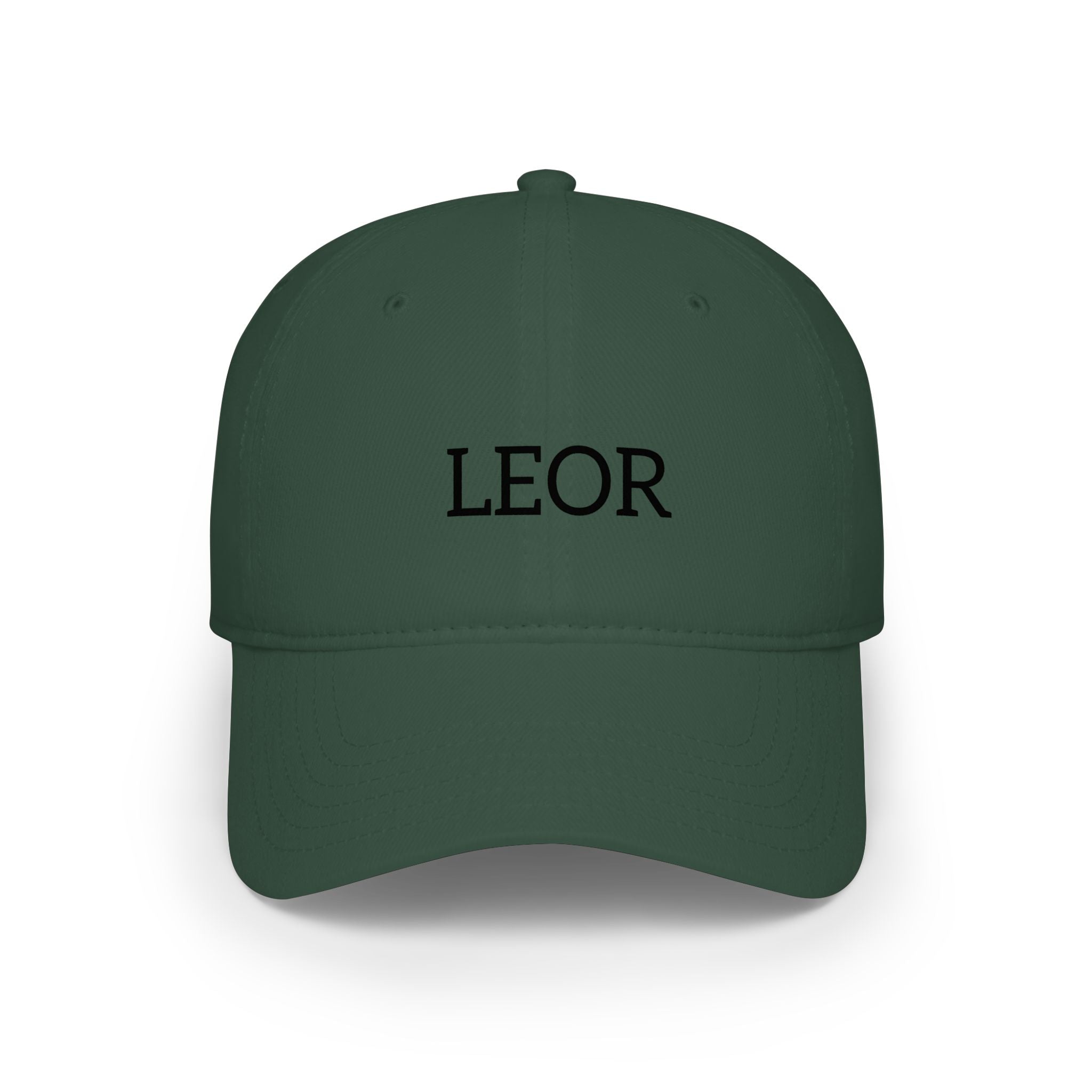 LEOR Embroidered Low Profile Baseball Cap — Minimal Name Hat