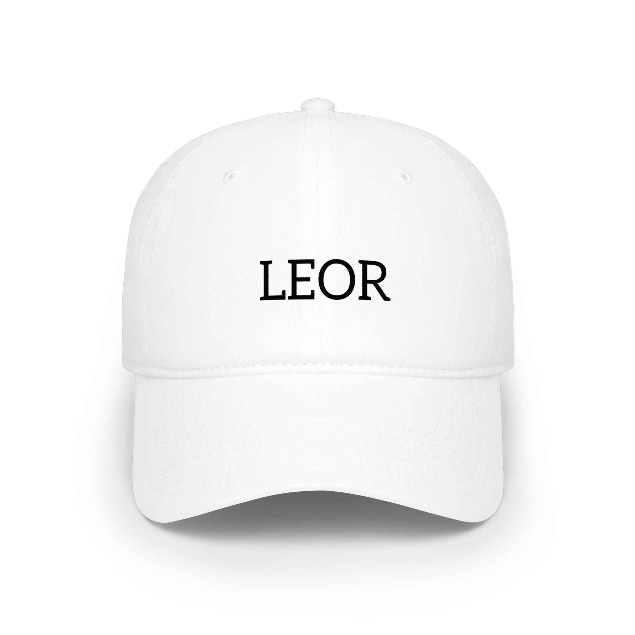 LEOR Embroidered Low Profile Baseball Cap — Minimal Name Hat