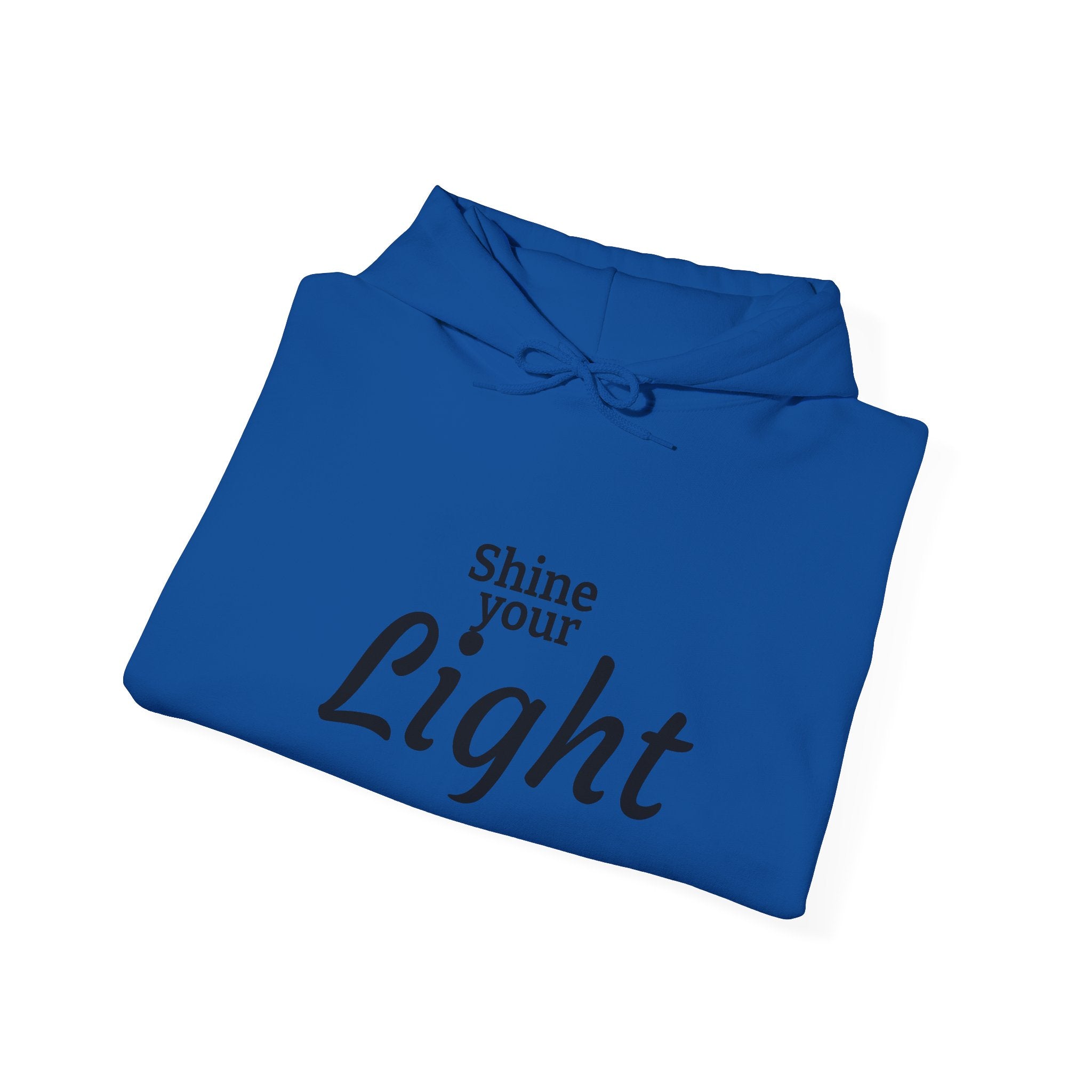 Shine Your Light Hoodie — Inspirational White Pullover