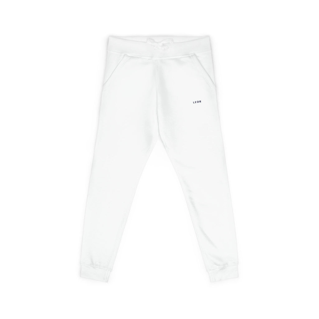 Embroidered Minimal Logo Sweatpants – Cozy Fleece Joggers