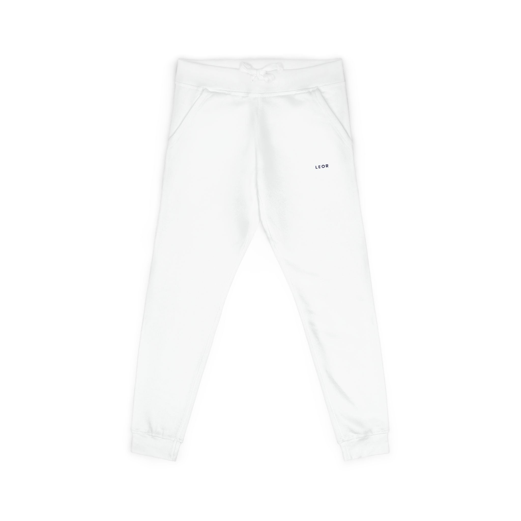 Embroidered Minimal Logo Sweatpants – Cozy Fleece Joggers