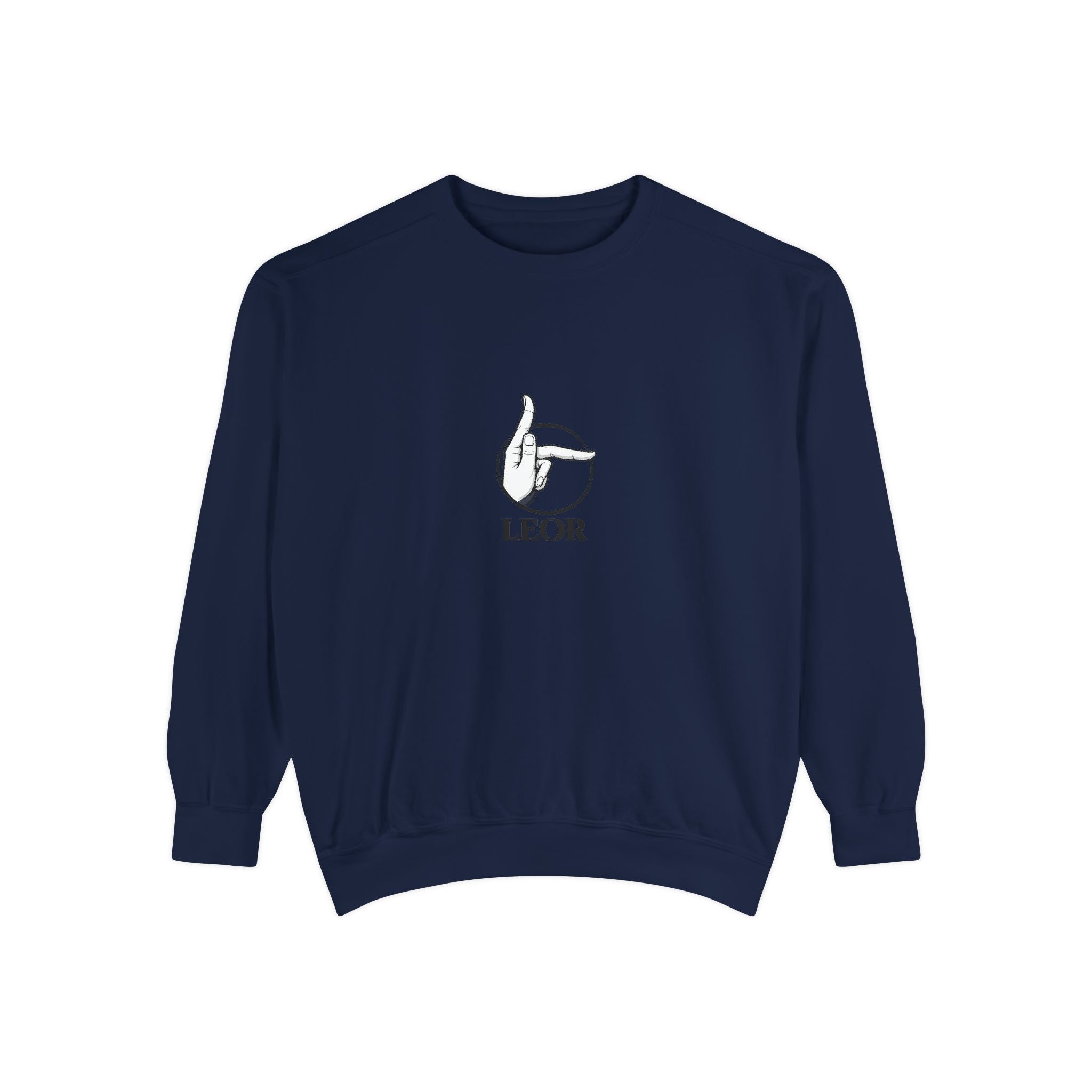 Leo Zodiac Sweatshirt — Minimalist Astrological Crewneck