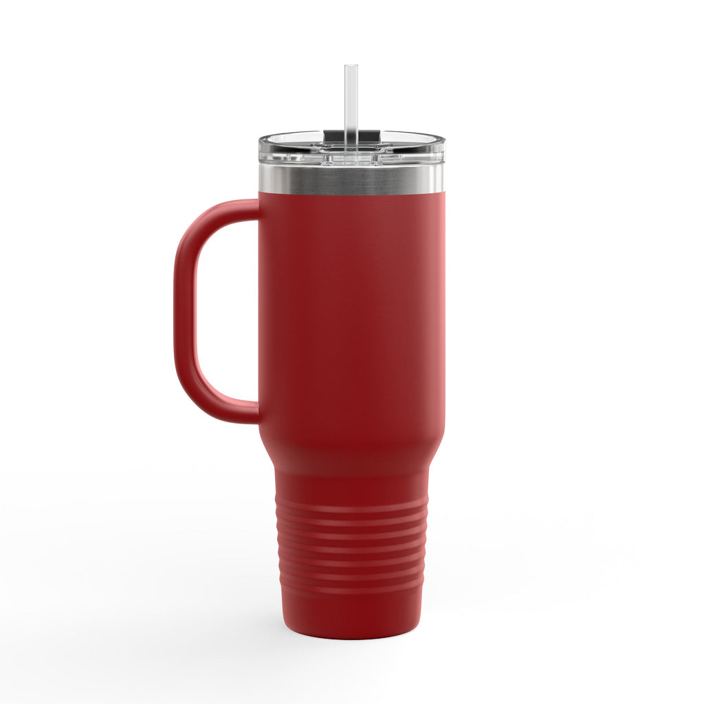 40oz Insulated Travel Mug with Handle – Large Stainless Steel Tumbler for Coffee & Cold Drinks