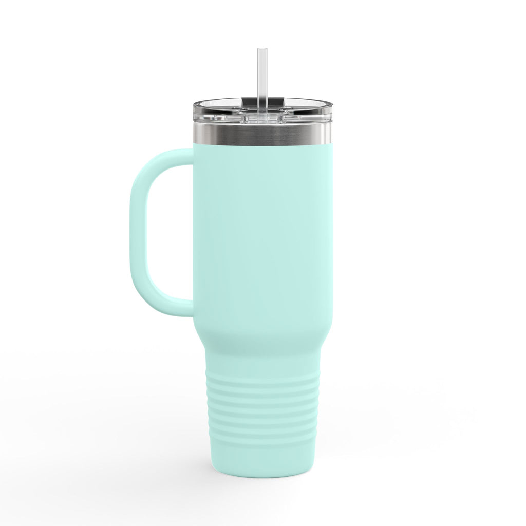 40oz Insulated Travel Mug with Handle – Large Stainless Steel Tumbler for Coffee & Cold Drinks