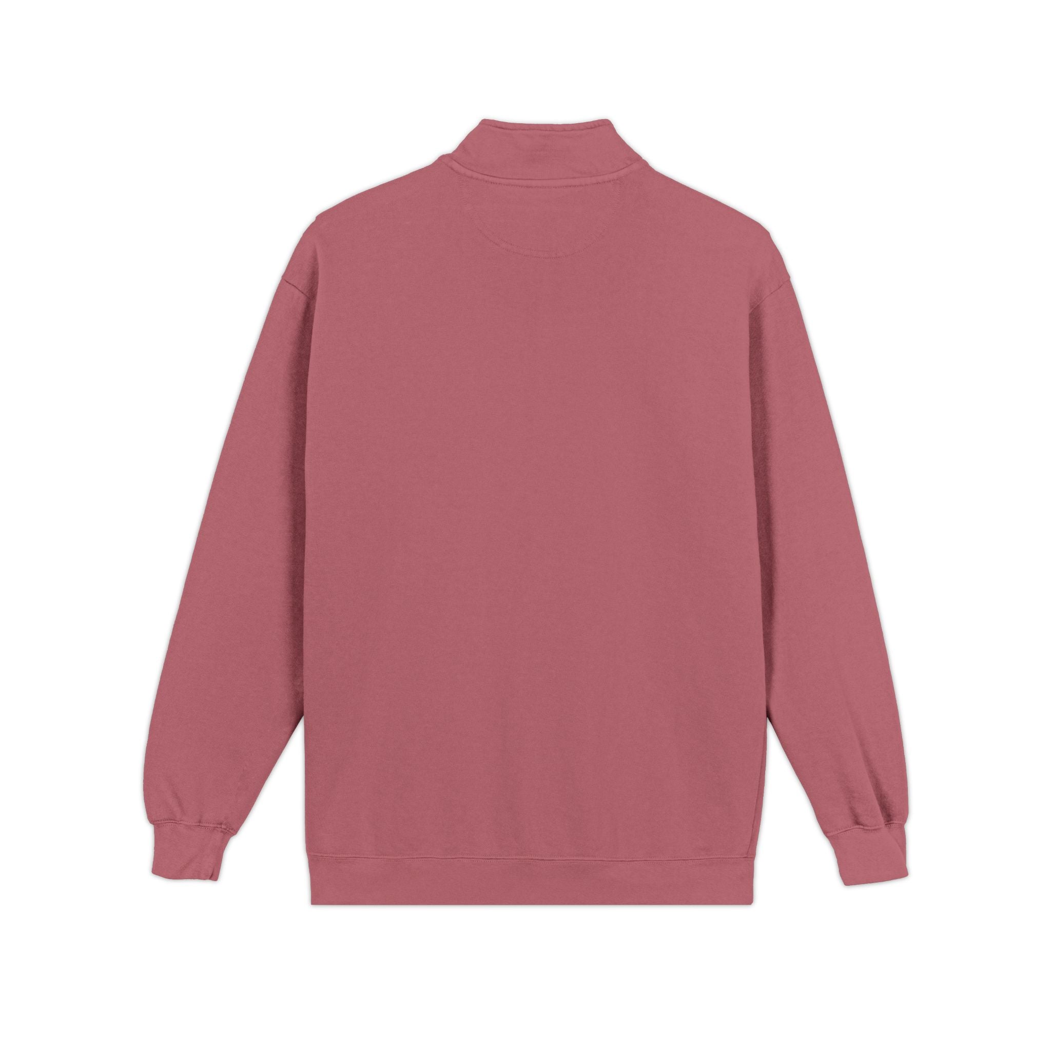 Quarter-Zip Sweatshirt — Minimalist Small Goose Logo Pullover