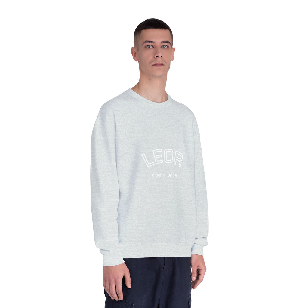 Leo Zodiac Crewneck Sweatshirt — LEOR Since 2026 College-Style Pullover