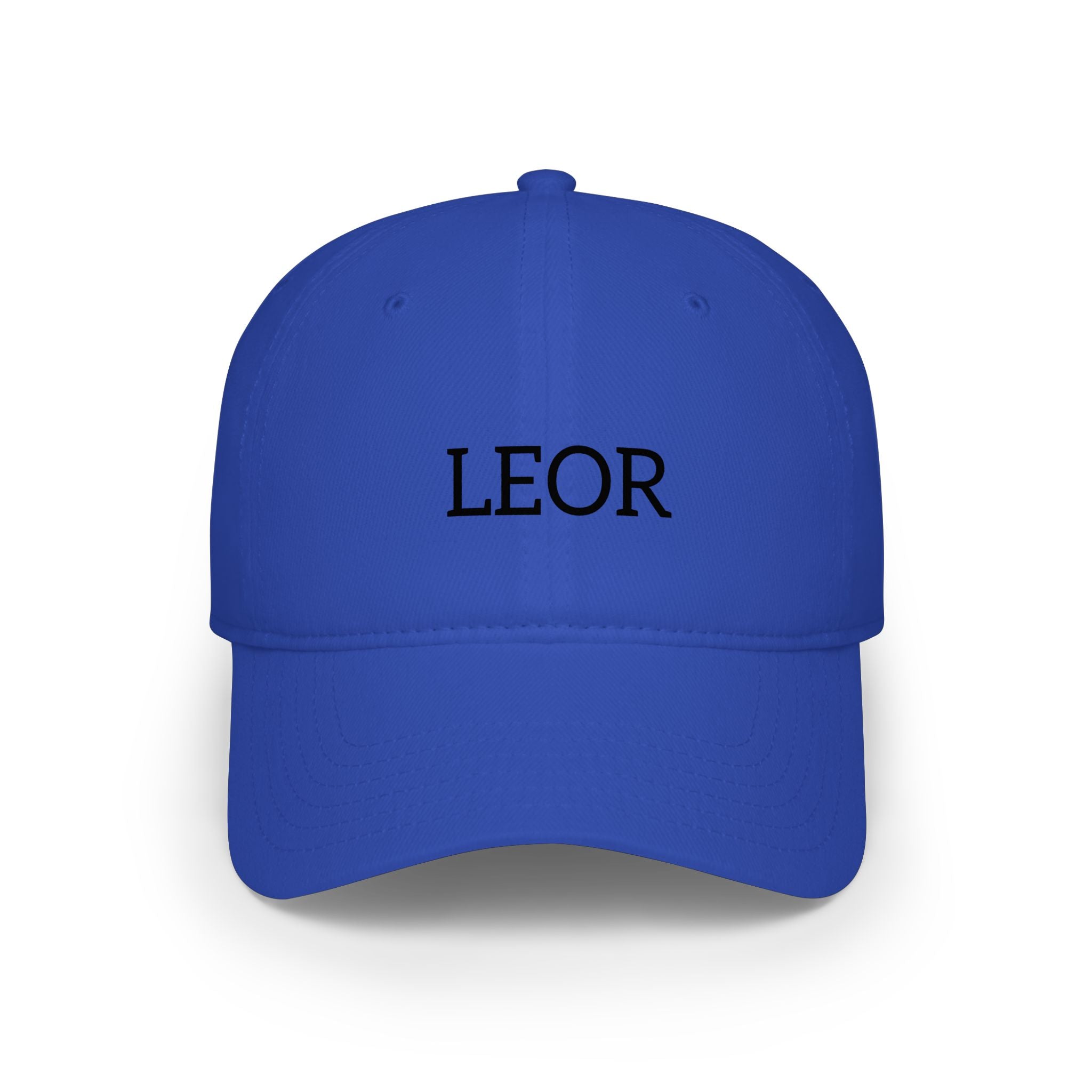 LEOR Embroidered Low Profile Baseball Cap — Minimal Name Hat