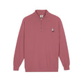 Quarter-Zip Sweatshirt — Minimalist Small Goose Logo Pullover