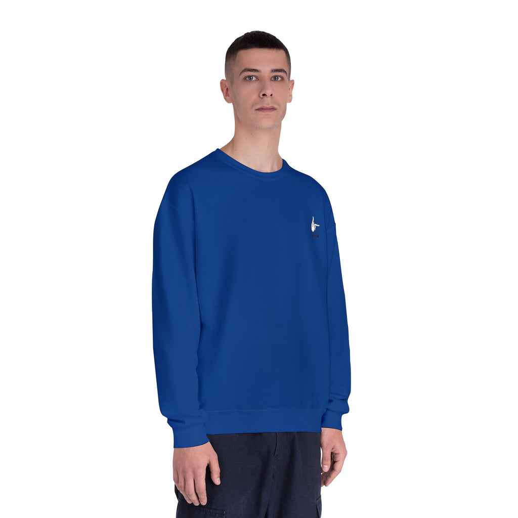 Minimal Thumb-Up Logo Crewneck Sweatshirt