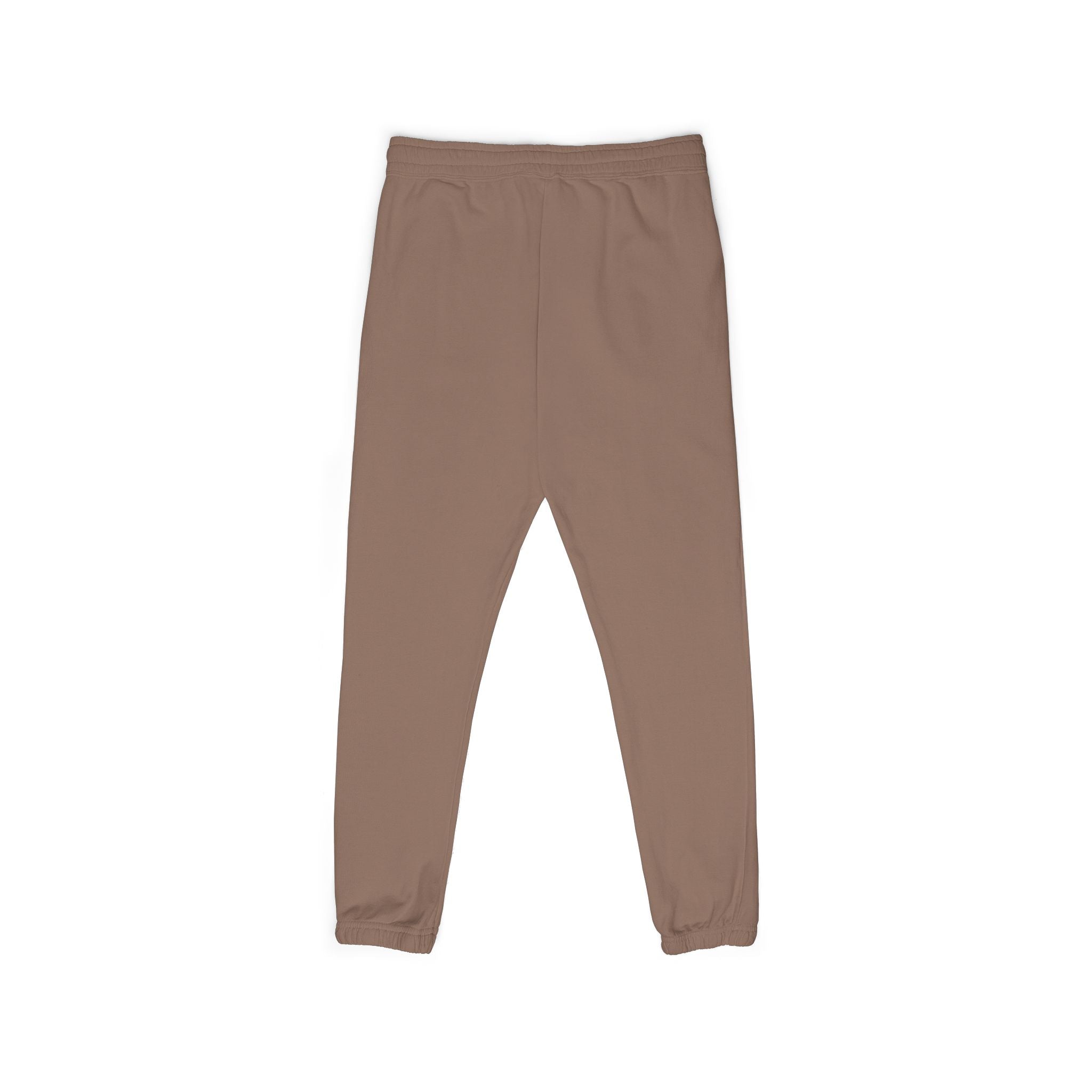 Leo Vertical Script Sweatpants — Garment-Dyed Fleece Joggers