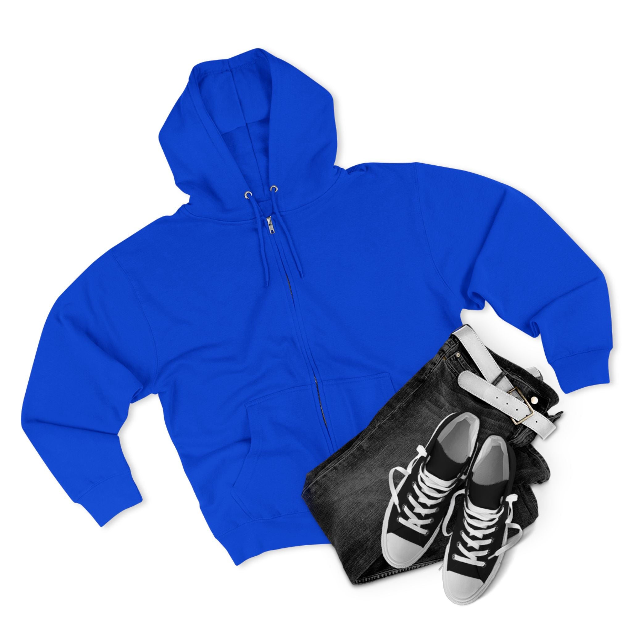 Art Lover Boutique Zip Hoodie — 'Arts Make Life' Minimal Back Logo